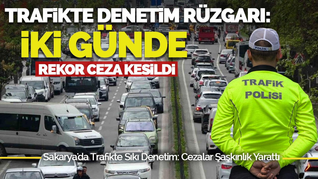 Sakarya'da Trafikte Sıkı Denetim: Cezalar Şaşkınlık Yarattı