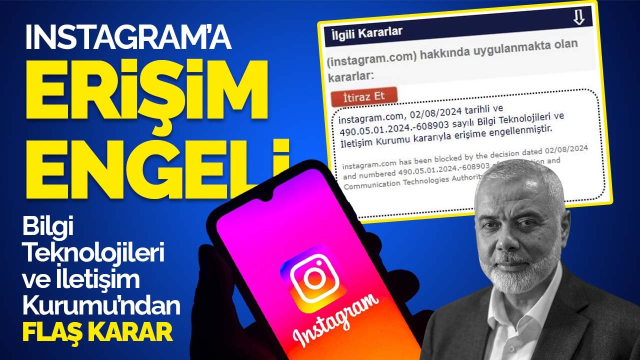 Instagram'a erişim engeli!