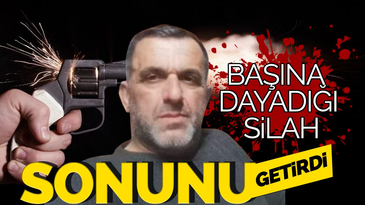 Başına Dayadığı Silahla Sonunu Getirdi