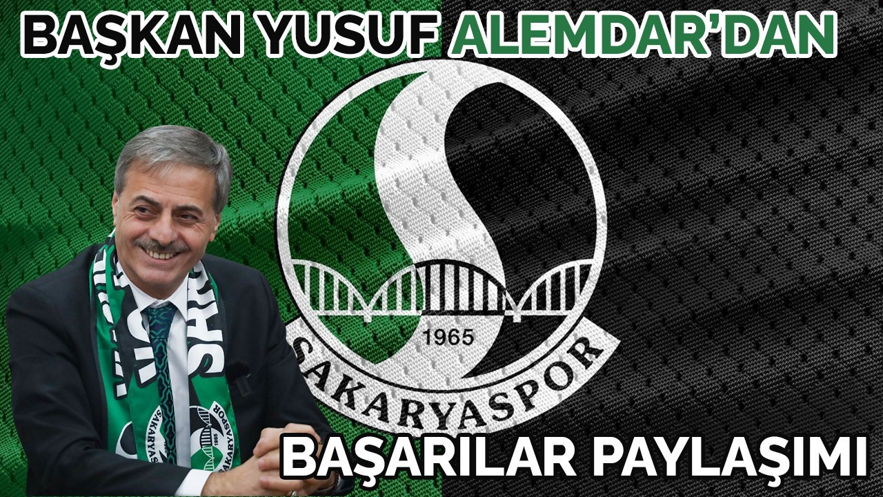 Başkan Alemdar’dan Sakaryaspor’a Destek Mesajı