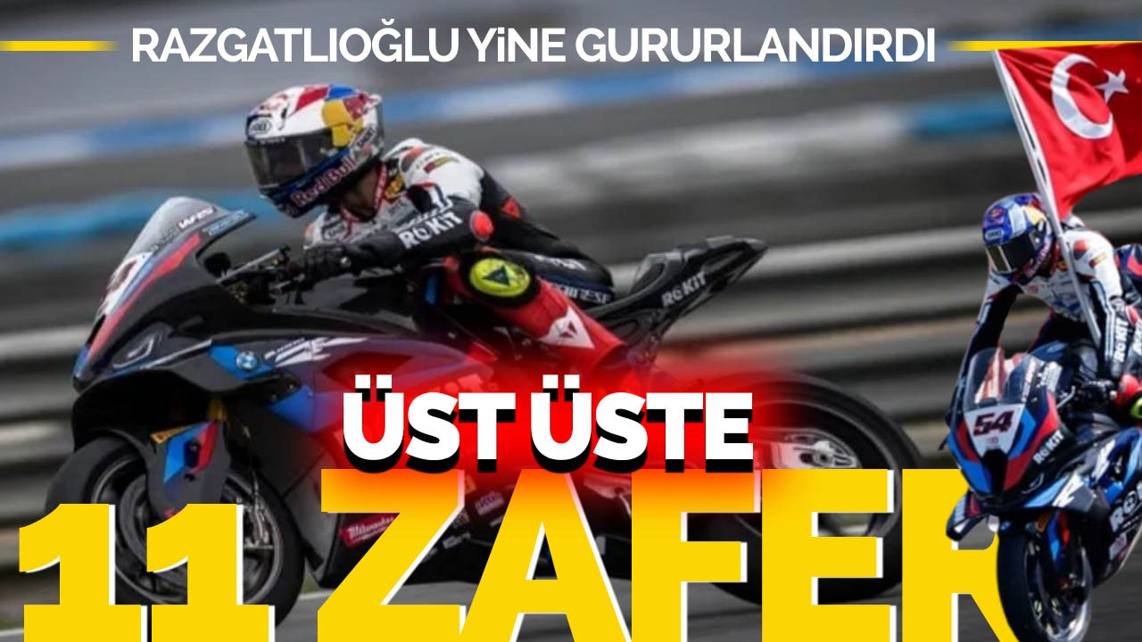 Razgatlıoğlu Yine Gururlandırdı: Üst Üste 11 Zafer