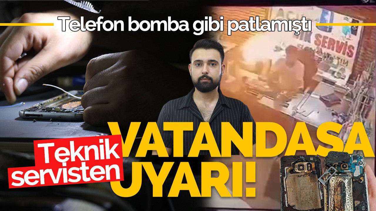 Teknik servisten vatandaşa uyarı