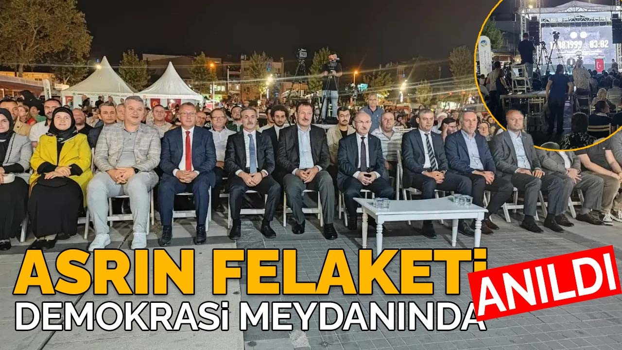 Asrın felaketi Demokrasi Meydanında anıldı