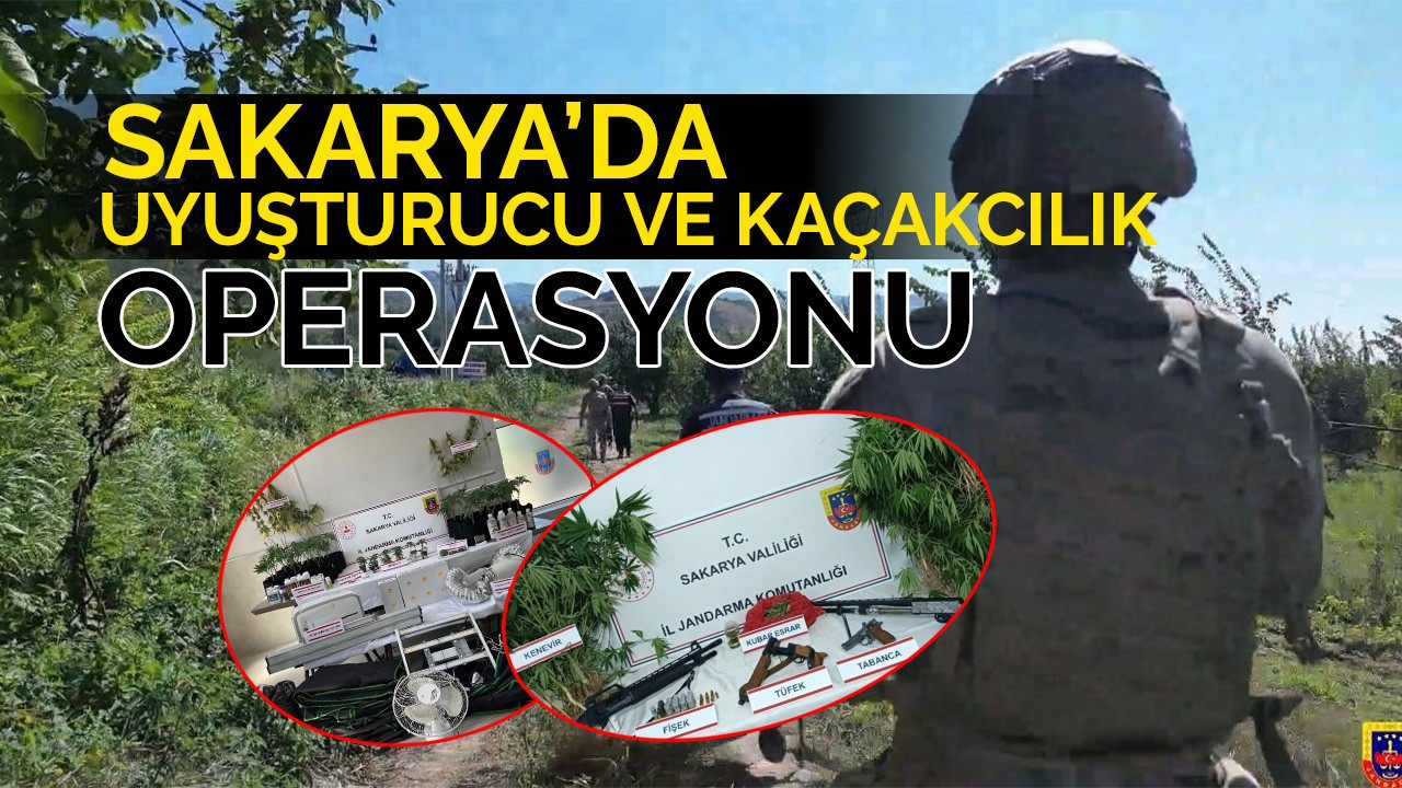 Jandarmadan uyuşturucu operasyonu 128 gözaltı