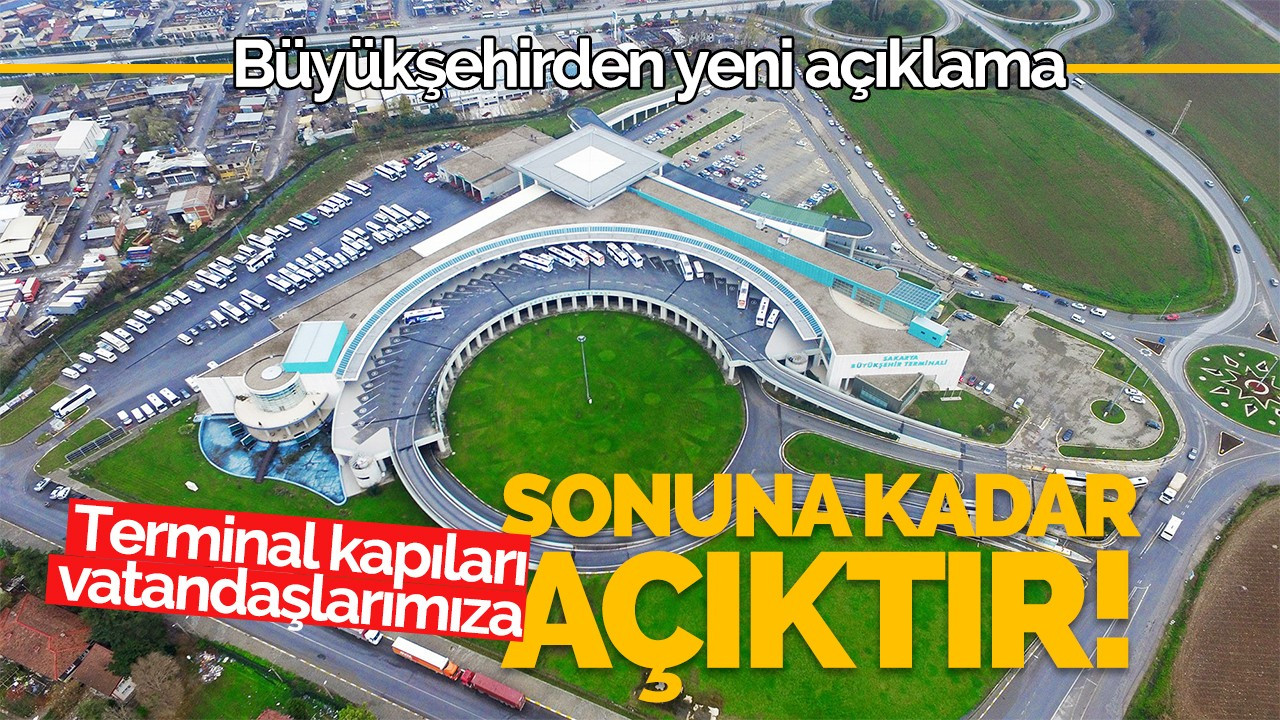 Büyükşehirden yeni açıklama: Kapılar vatandaşımıza sonuna kadar açık!