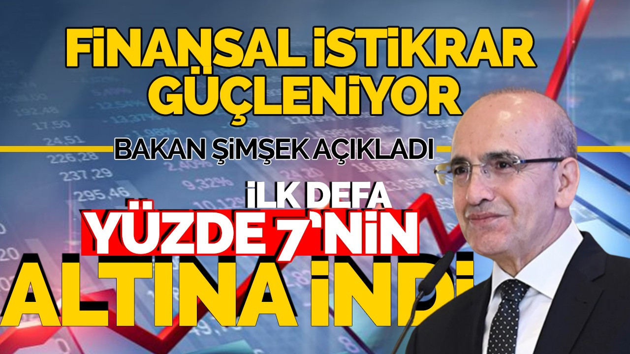 Finansal İstikrar Güçleniyor: İlk Defa Yüzde 7'nin Altına İndi