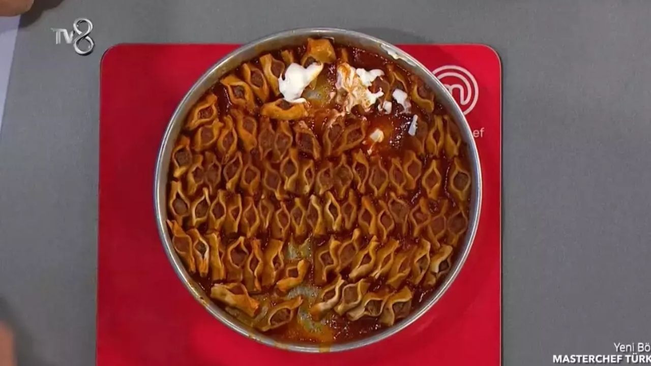 MasterChef tepsi mantısı tarifi!