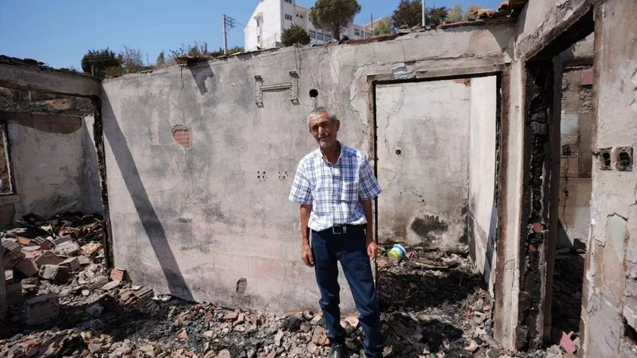 Çorum'da evi iki kere yanan adam İzmir'e taşındı: Orada da evi yandı