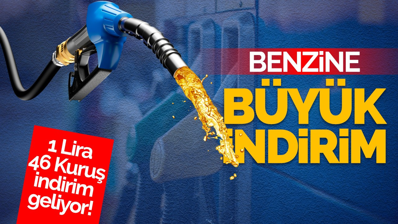 Benzine büyük indirim