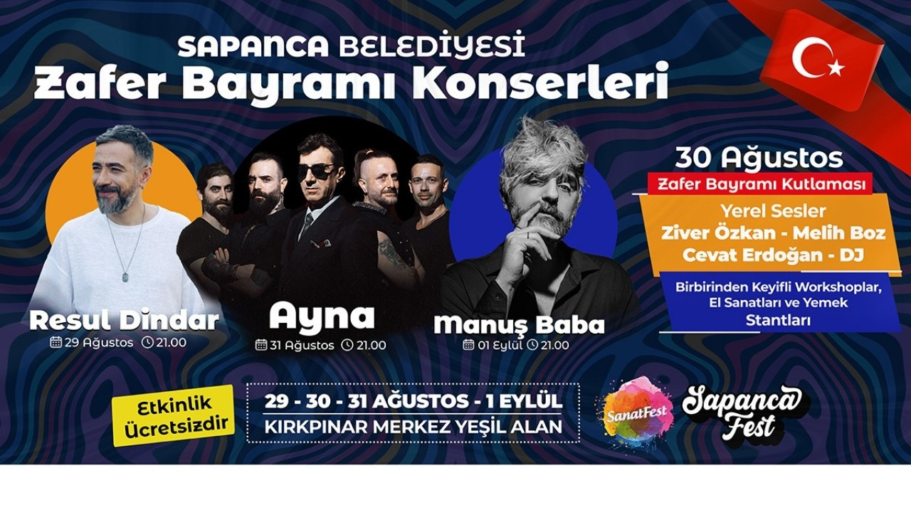 Sapanca da El Sanatları Festivali Başlıyor