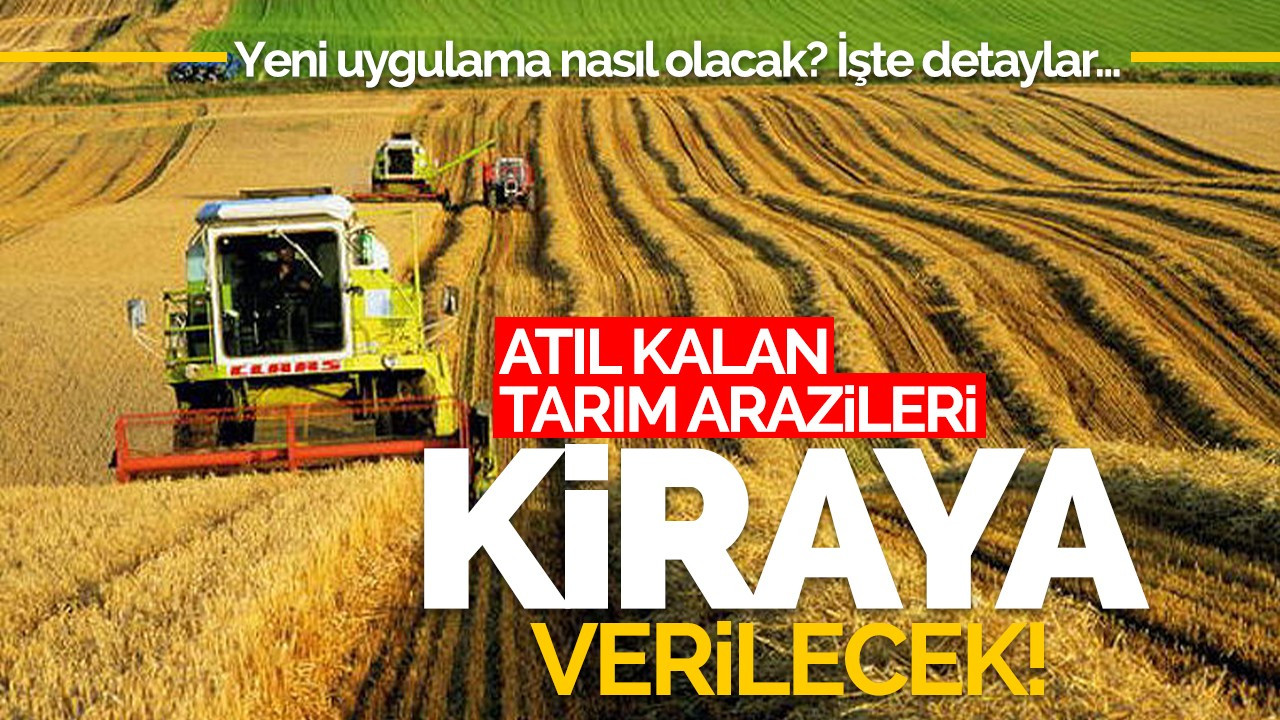 İki yıl ekilmeyen tarım arazileri kiralanacak: Yeni uygulama nasıl olacak?