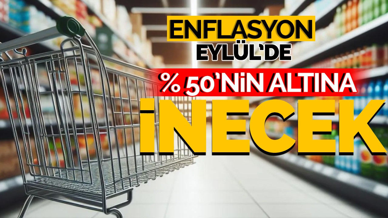 Enflasyon eylülde % 50’nin altına inecek