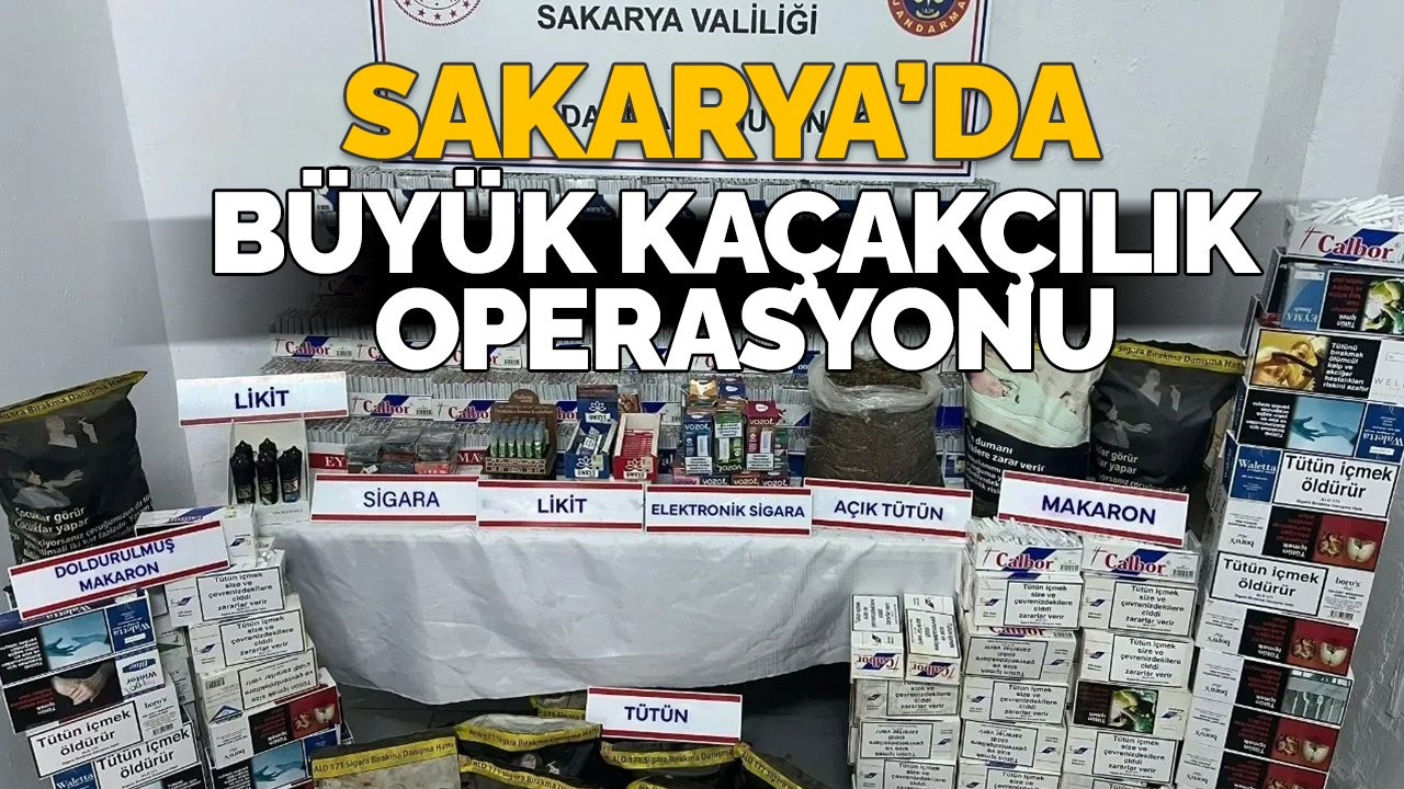 İl Jandarma’dan büyük kaçakçılık operasyonu