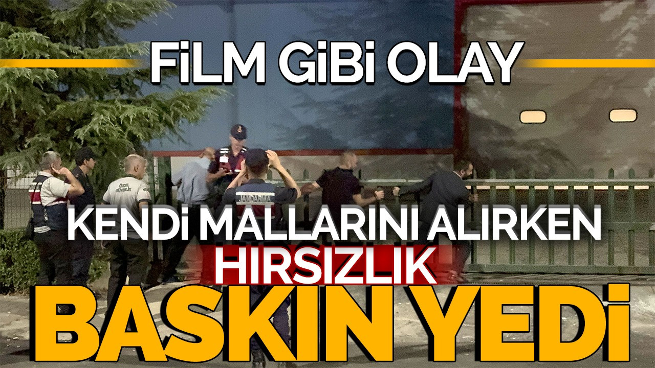 Film gibi olay, kendi mallarını alırken hırsızlık baskını yedi