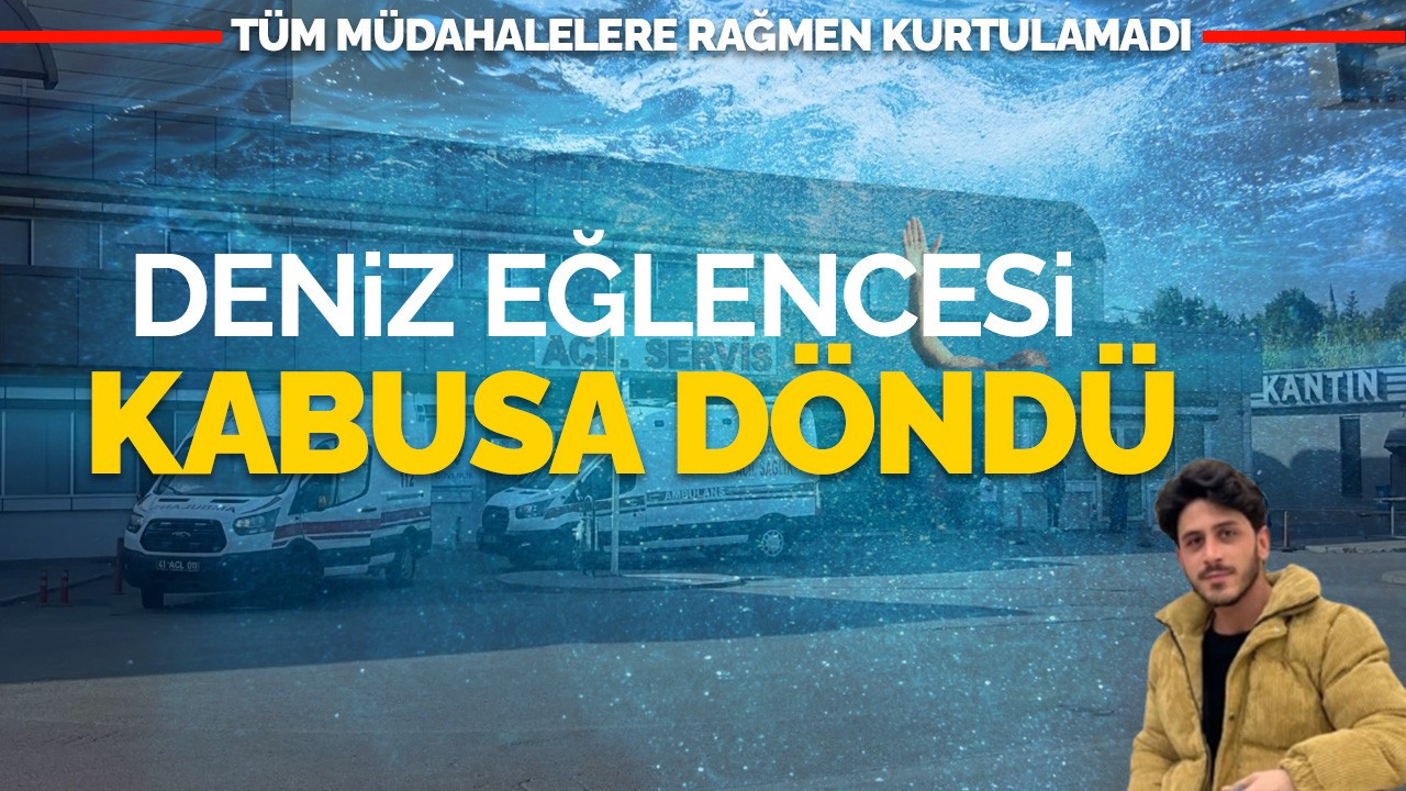 Deniz eğlencesi kabusa döndü