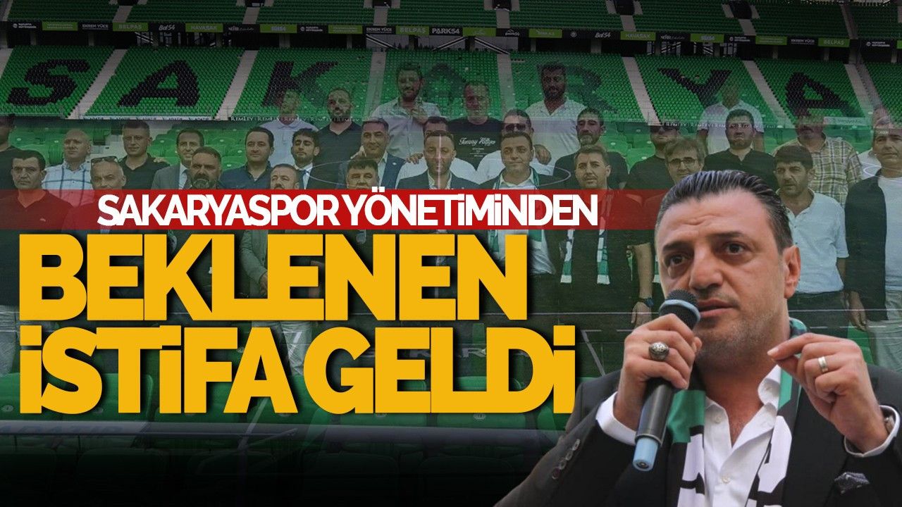 Sakaryaspor Başkanı Gökhan İn Resmi Olarak İstifasını Açıkladı