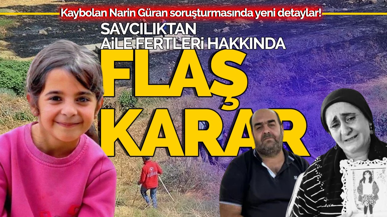 Kaybolan Narin dosyasında yeni detaylar! Savcılıktan aile fertleri hakkında flaş talimat: Narin’in amcası gözaltında!