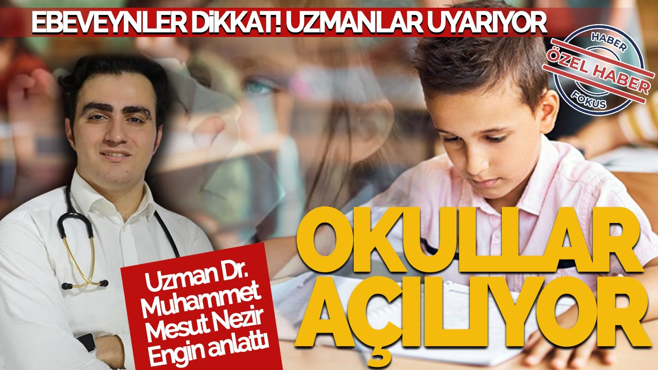 Okullar açılıyor! İşte sağlıklı bir dönem için yapılması gerekenler