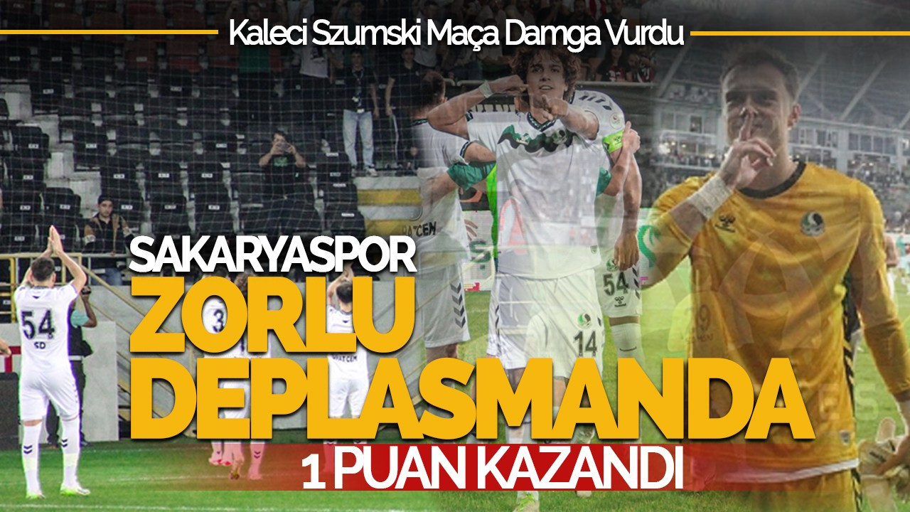 Sakaryaspor, Zorlu Deplasmanda 1 Puan Kazandı