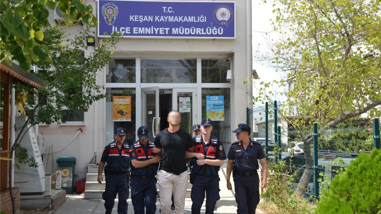 Keşan'da arkadaşını öldüren zanlı tutuklandı