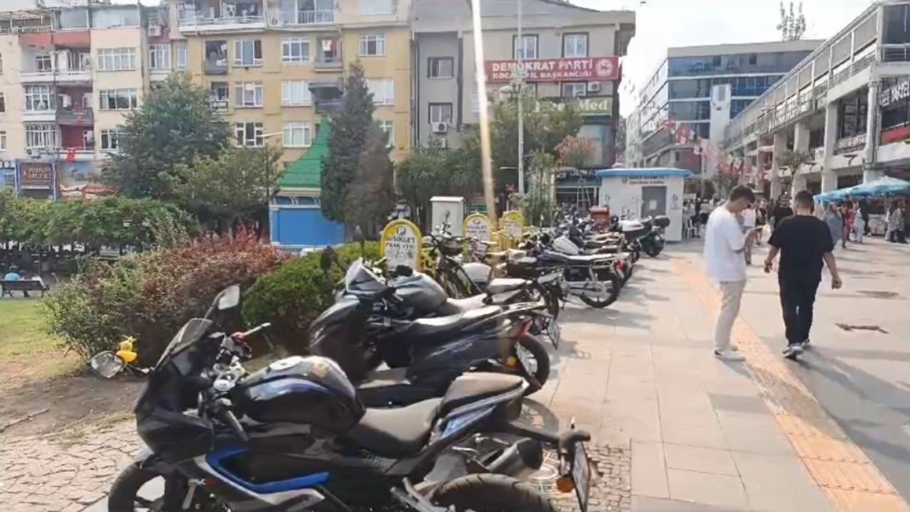 Komşu işgalci motosiklet sürücülerine ceza yağdırdı