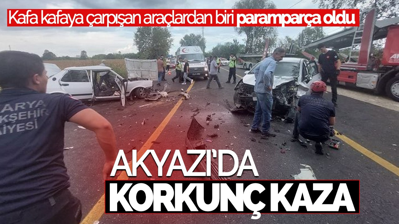 Sakarya Akyazı’da Korkunç Kaza: 1 Ölü, 2 Yaralı