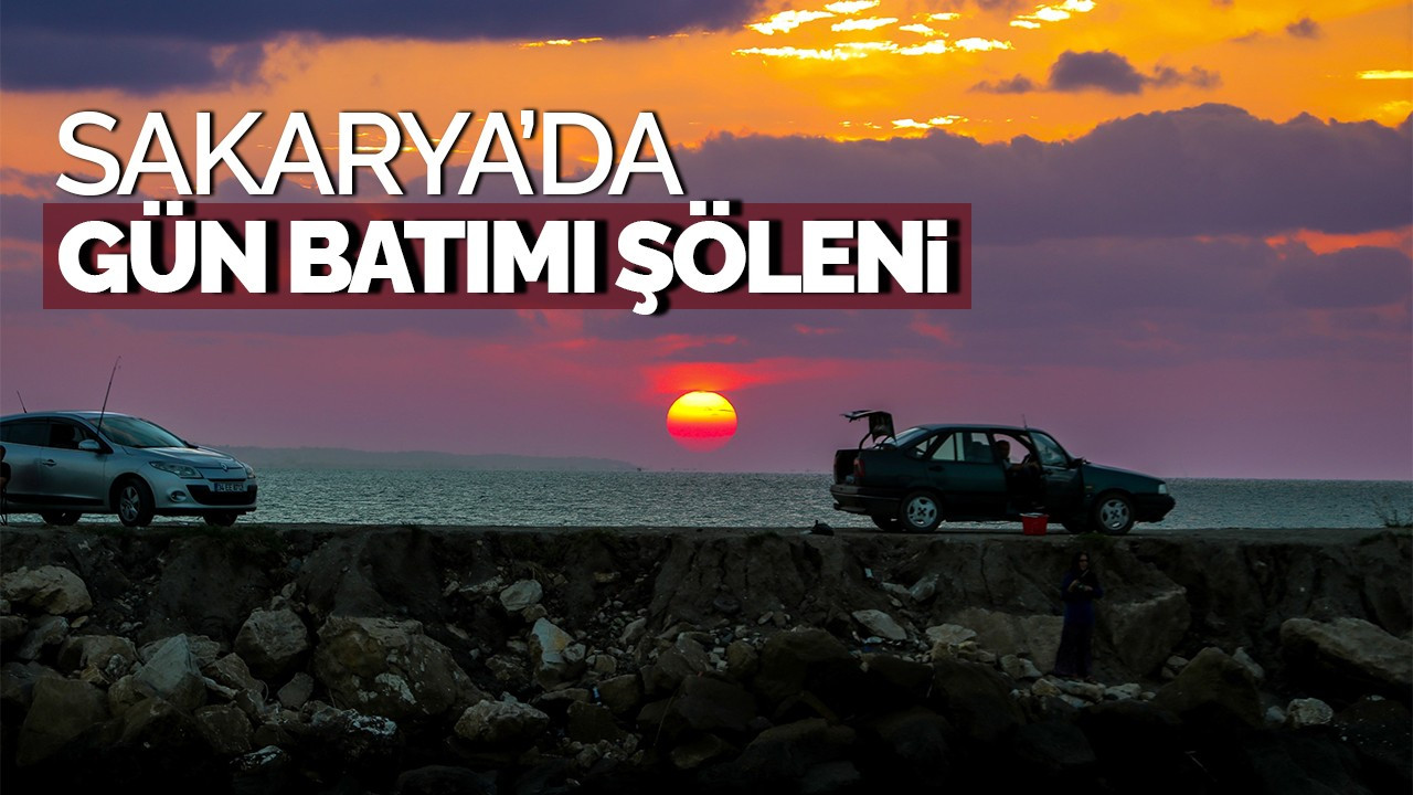 Sakarya’da Gün Batımı Şöleni! Kocaali'den Büyüleyici Kareler