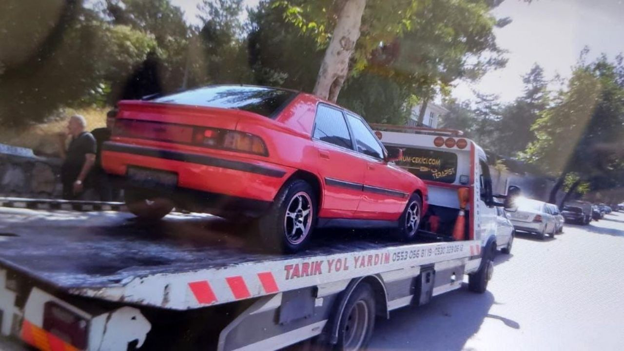 Sahte plaka ile trafiğe çıkan otomobil kameralara yakalandı