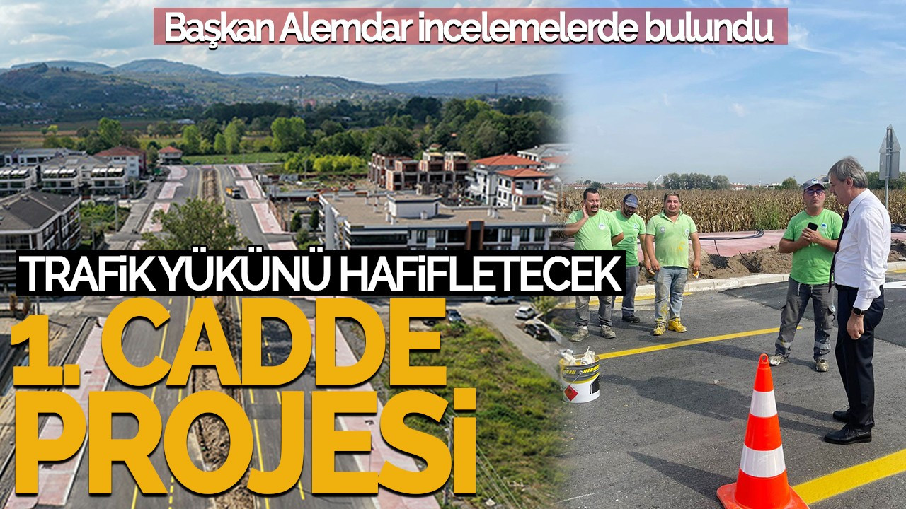 Büyükşehirden Trafik Yükünü Hafifletecek 1. Cadde Projesi