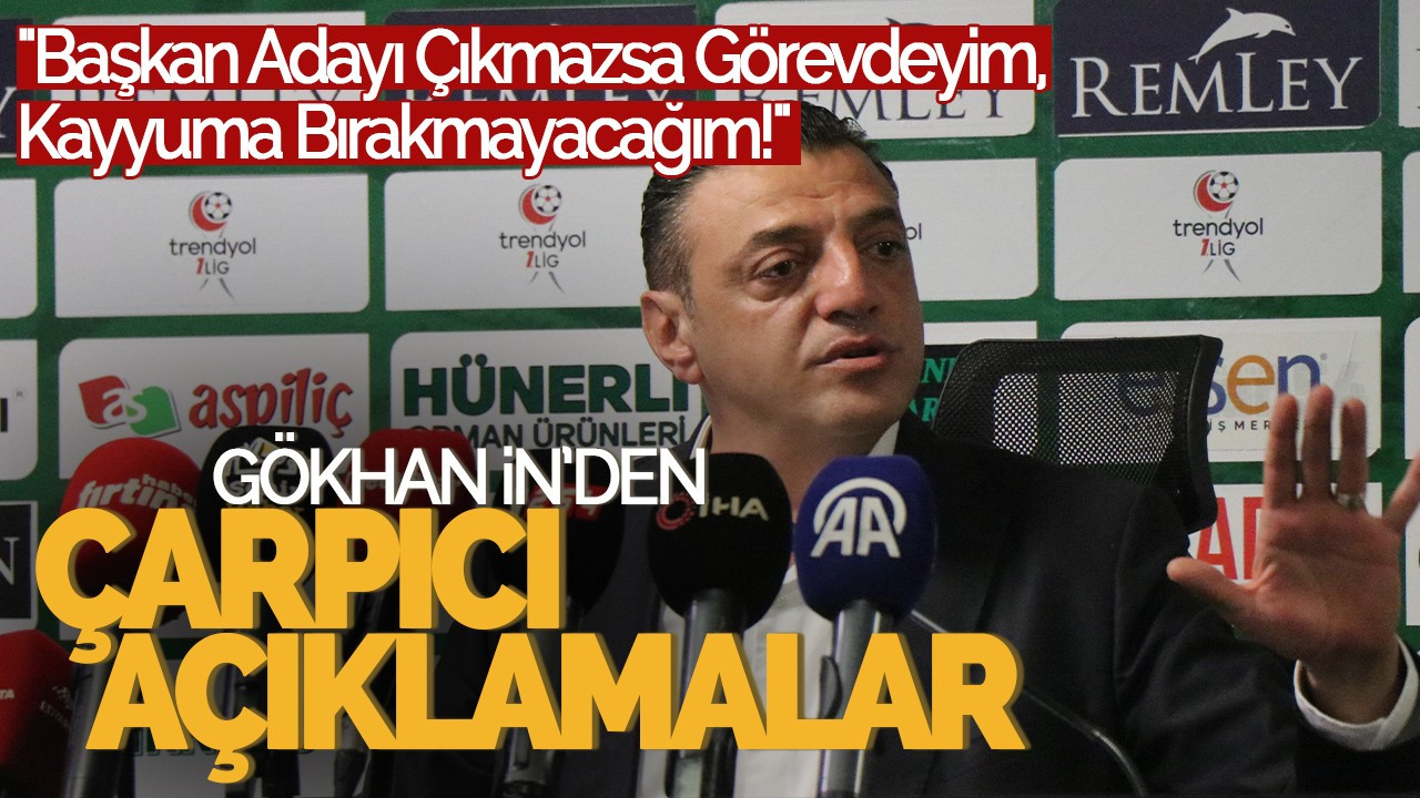 Gökhan İn'den Çarpıcı Açıklamalar:  "Başkan Adayı Çıkmazsa Görevdeyim, Kayyuma Bırakmayacağım!"