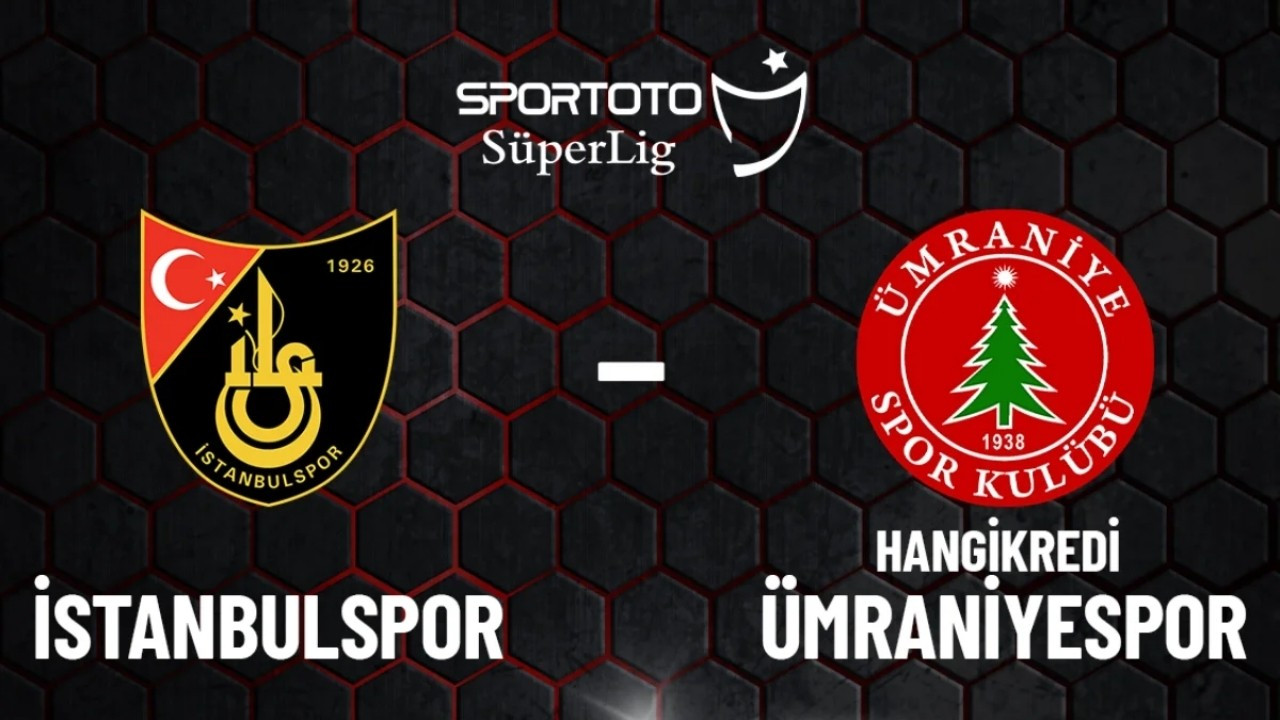 İstanbulspor - Ümraniyespor maçı ne zaman? Saat kaçta? Hangi kanalda canlı yayınlanacak?