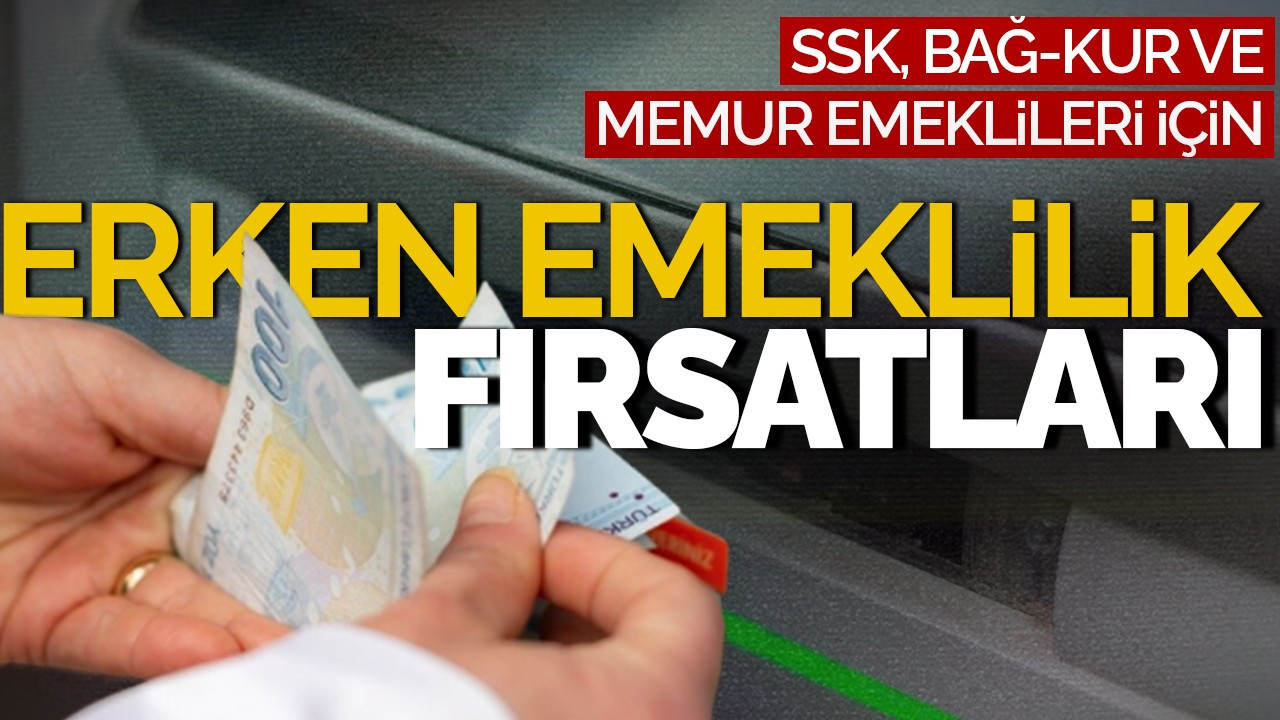 Emekli Maaşı 2024: 1.800 Günle SSK, Bağ-Kur ve Memur Emekliliği