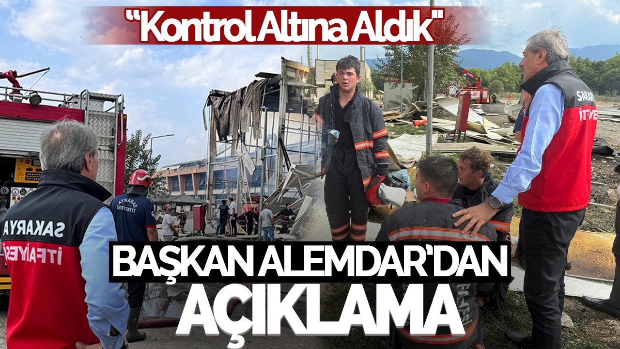 Başkan Yusuf Alemdar'dan Fabrikadaki Yangınla İlgili Açıklama: "Kontrol Altına Aldık"