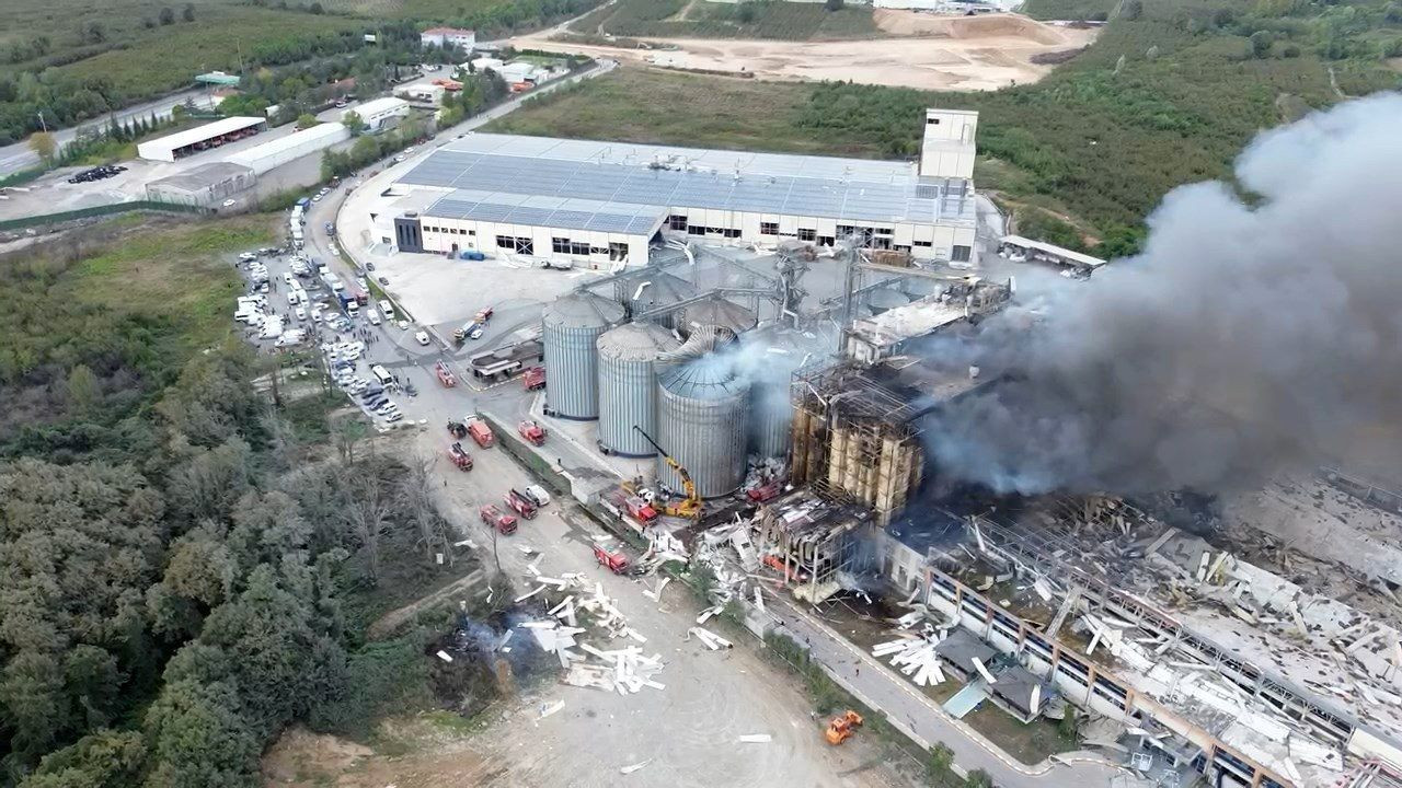 Patlamanın yaşandığı fabrika havadan görüntülendi - Sayfa 3