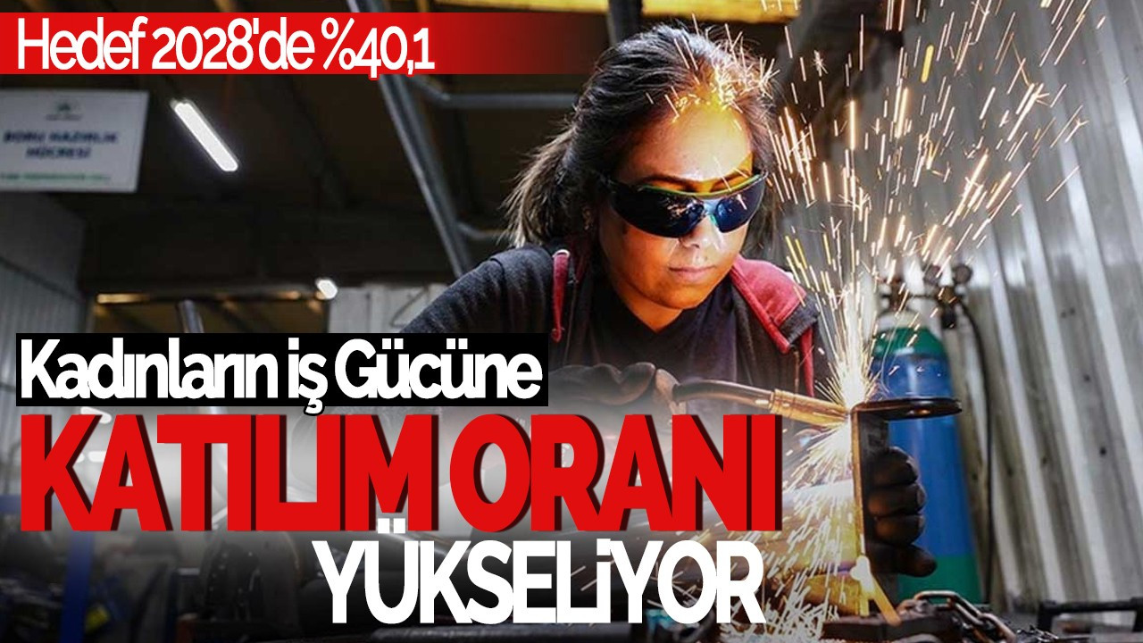 Kadınların İş Gücüne Katılım Oranı Yükseliyor: Hedef 2028'de %40,1