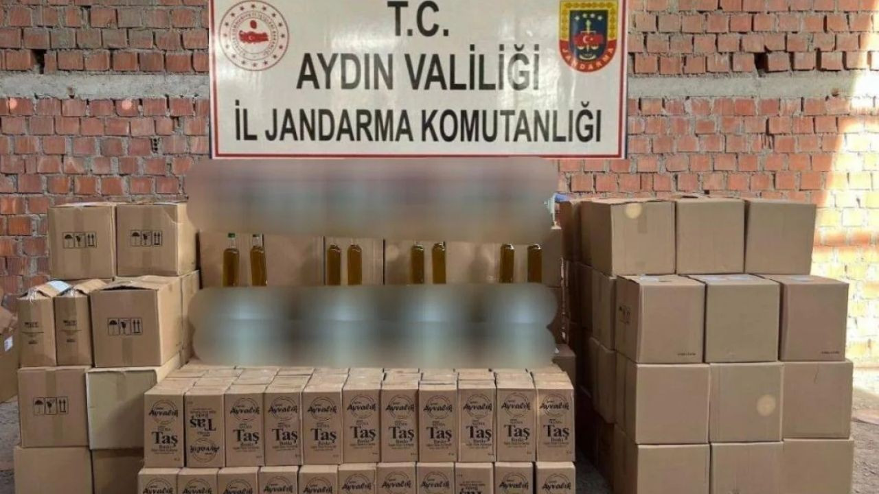 Aydın'da 8 Ton Sahte Zeytinyağı Ele Geçirildi