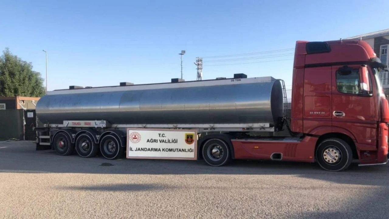 Ağrı'da 13 Ton Kaçak Akaryakıt Ele Geçirildi, 2 Gözaltı