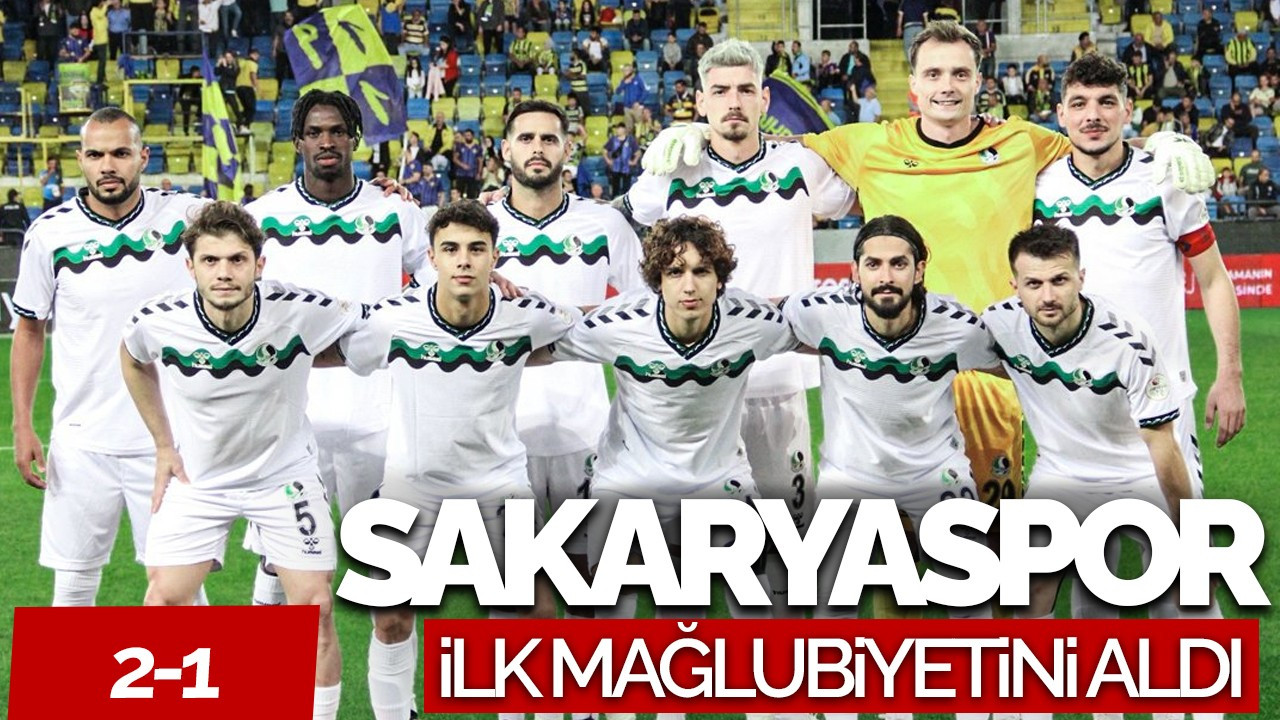 Sakaryaspor, Ankaragücü Deplasmanında İlk Mağlubiyetini Aldı: 2-1