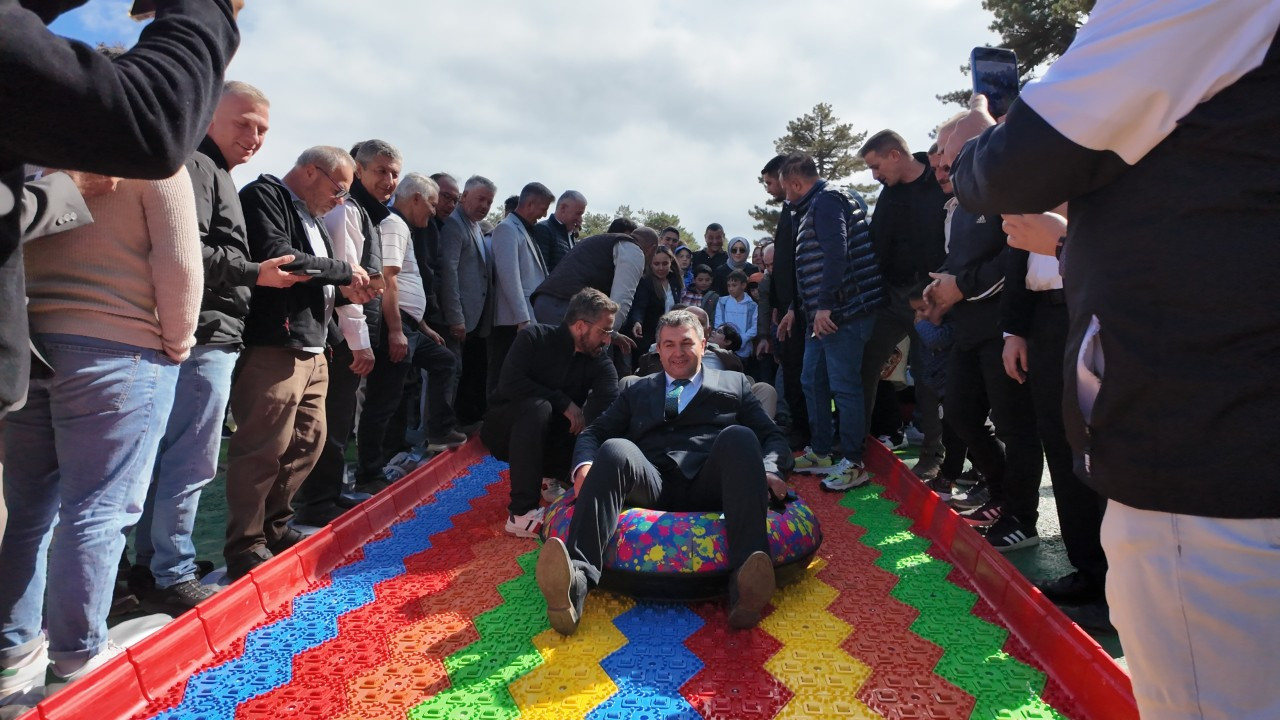 Türkiye'nin en uzun kaydırağı Kütahya'da