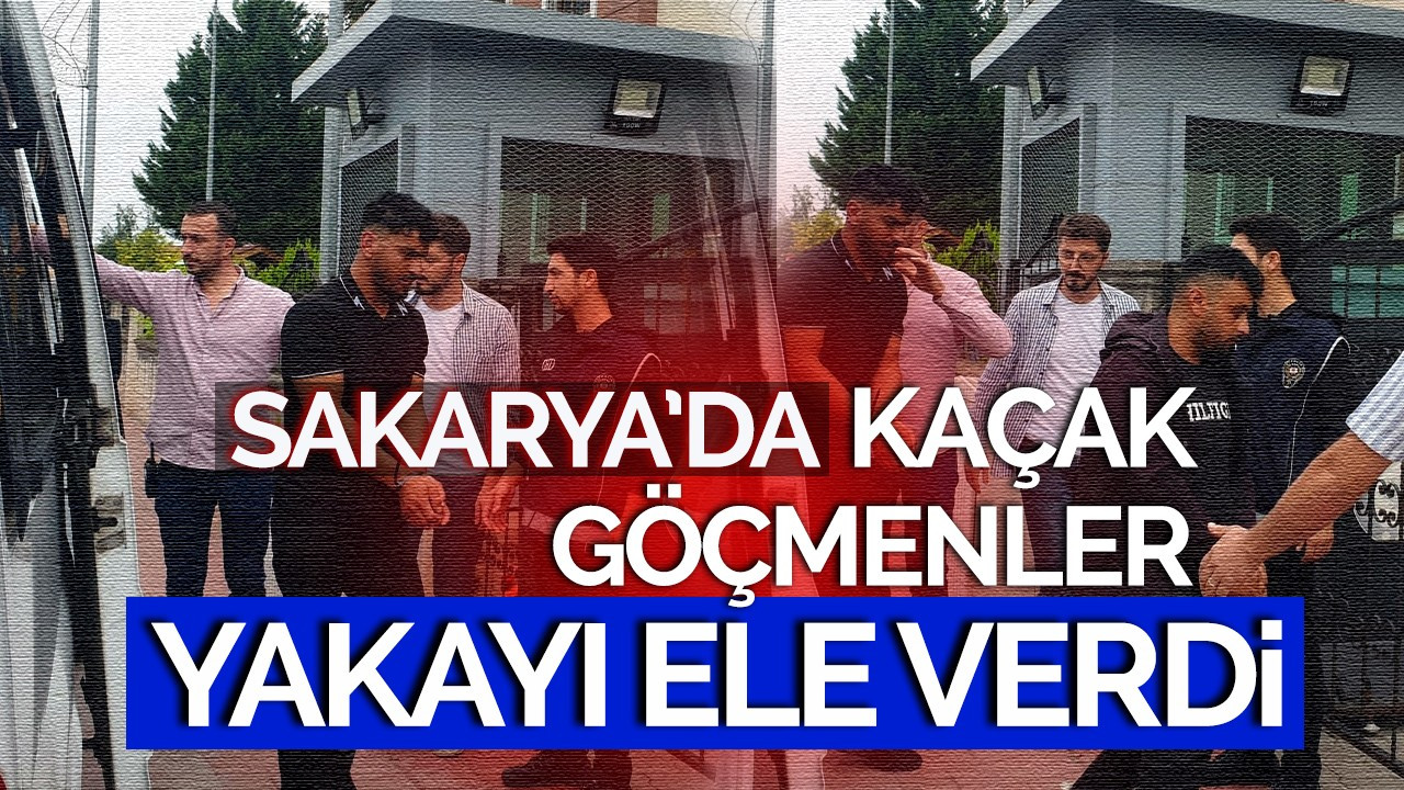 Sakarya’da 10 kaçak göçmen yakalandı