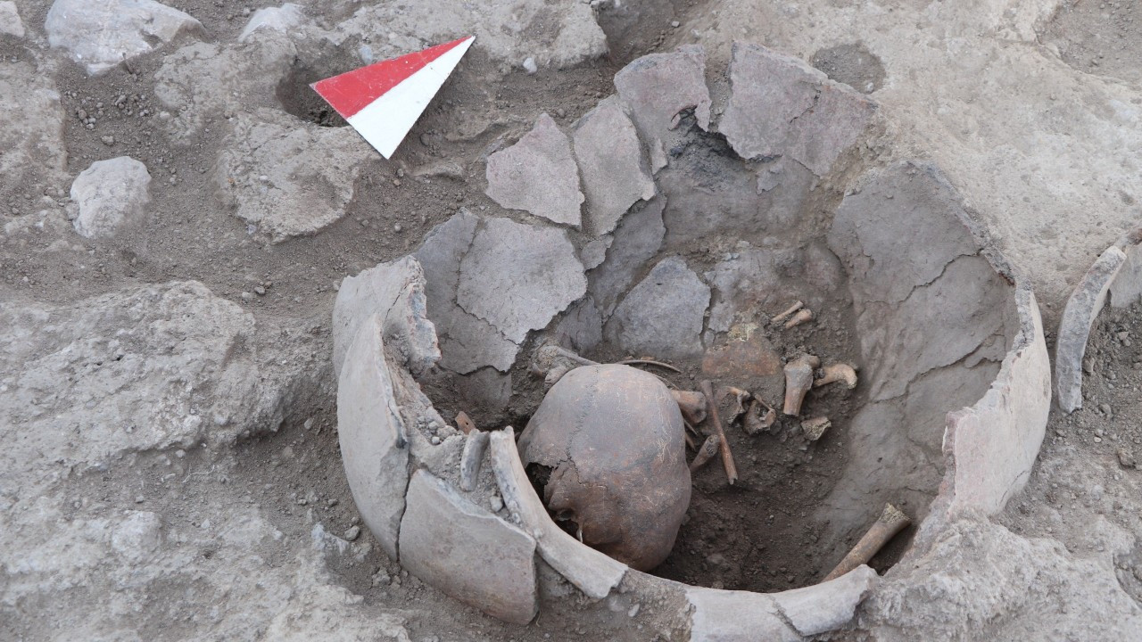 Yassıhöyük'te 6 Bin Yıllık Kafatası Bulundu