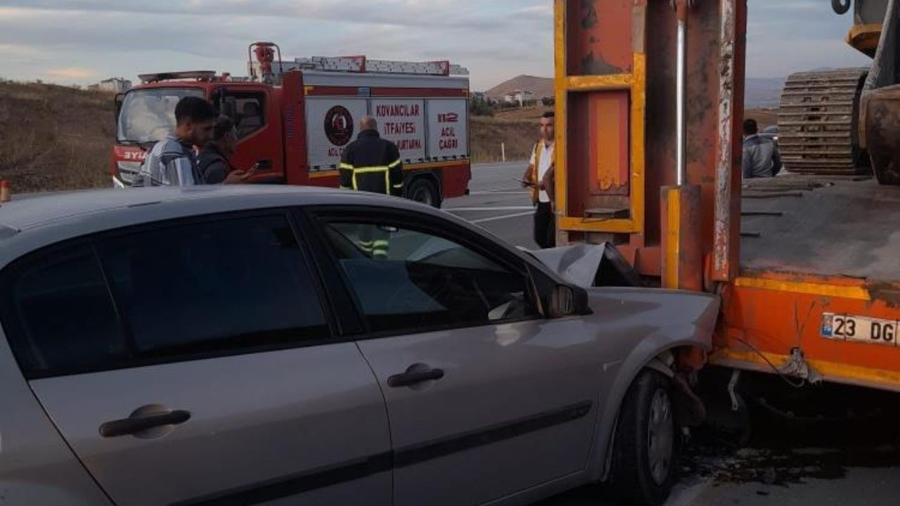 Elazığ'da Trafik Kazası: 2 Kişi Yaralandı