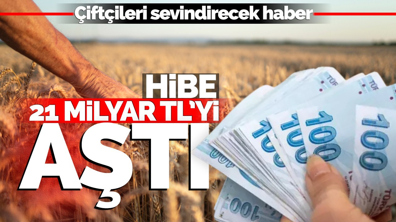 Çiftçileri sevindirecek haber: Hibe 21 milyar lirayı aştı...