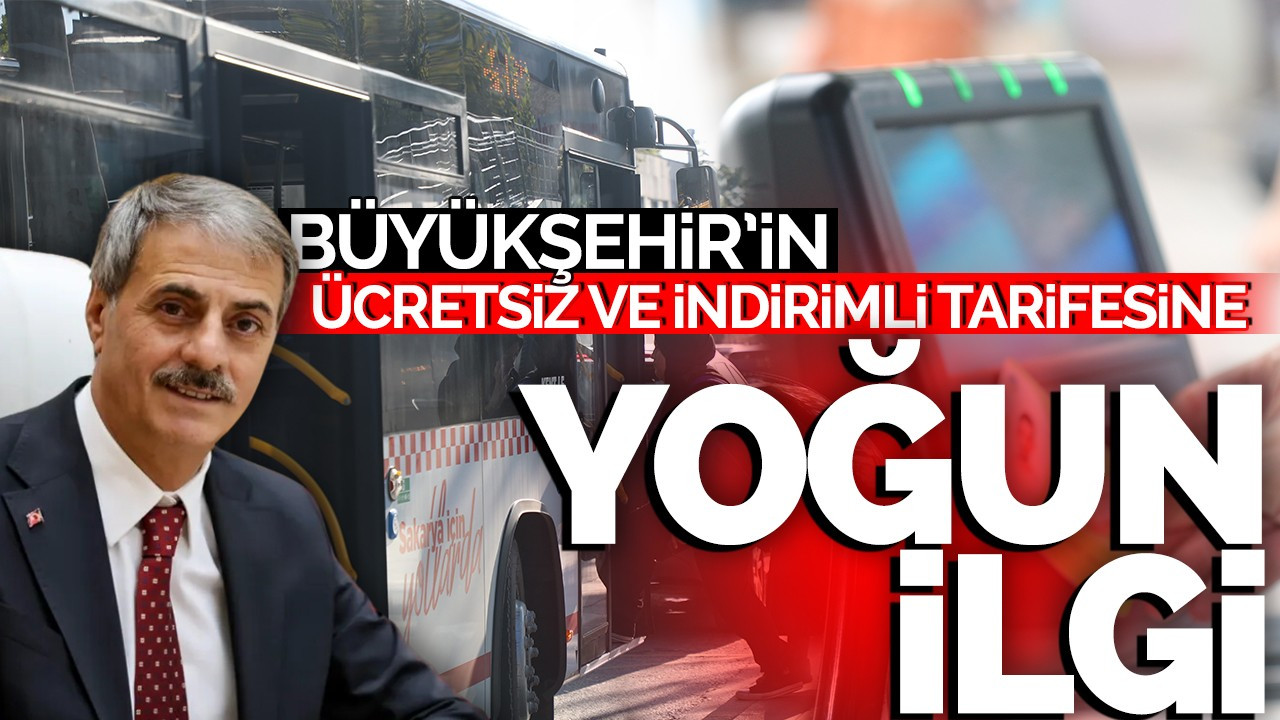 Büyükşehir’in ücretsiz ve indirimli tarifesine öğrencilerden yoğun ilgi