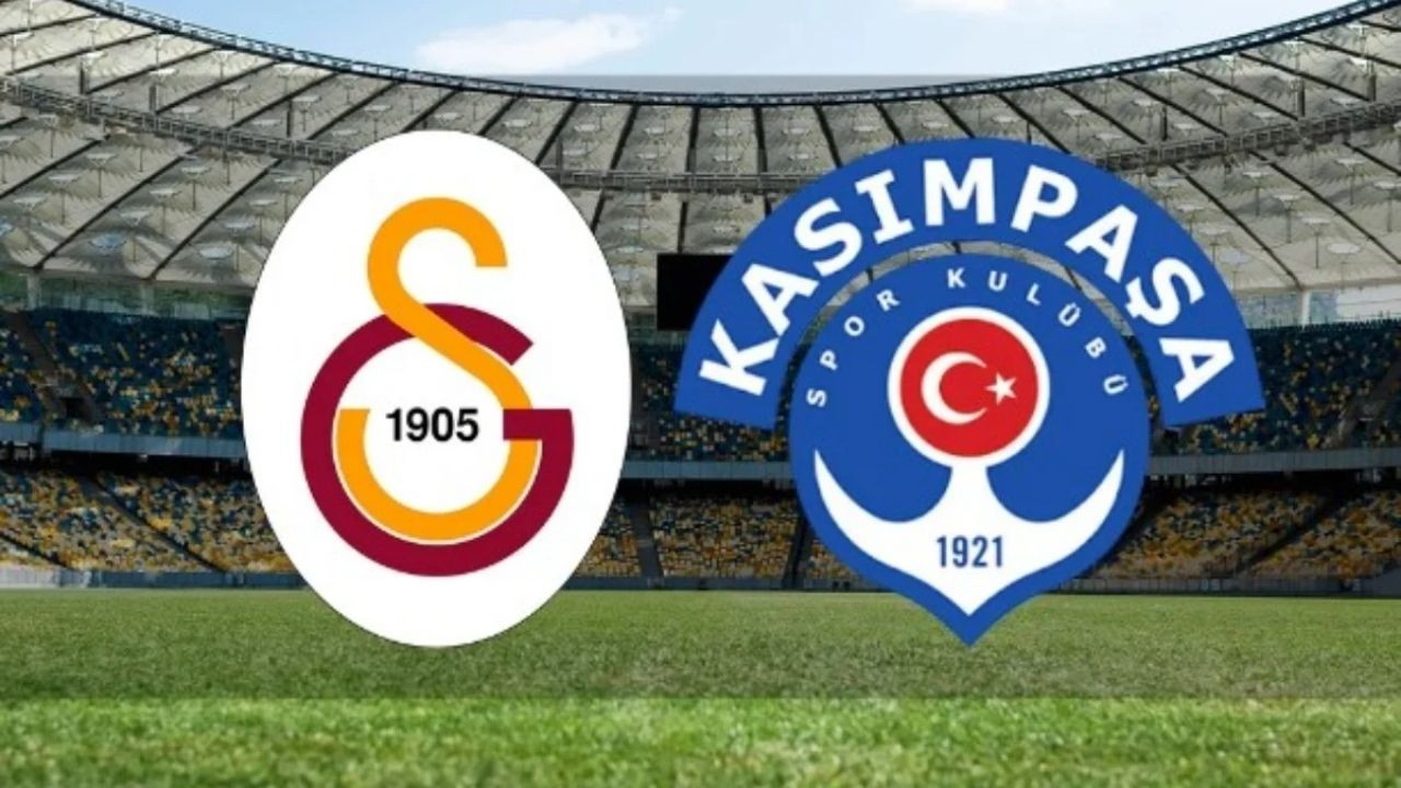 Galatasaray ve Kasımpaşa'nın İlk 11'leri Açıklandı