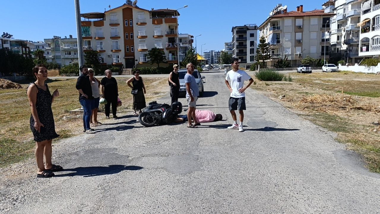 Manavgat'ta Motosikletten Düşen Adam Ağır Yaralandı - Sayfa 2