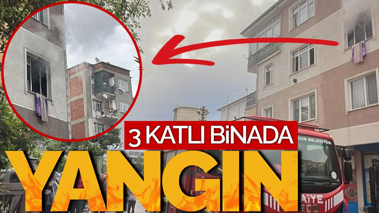 Kocaeli'de 3 Katlı Binada Yangın: İtfaiye Mahsur Kalanları Kurtardı