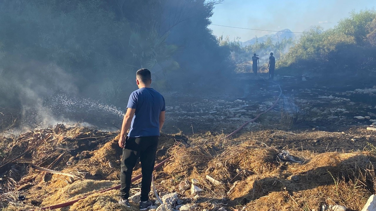 Bahçede Yakılan Ateş Yangına Neden Oldu: Golf Arabası Küle Döndü