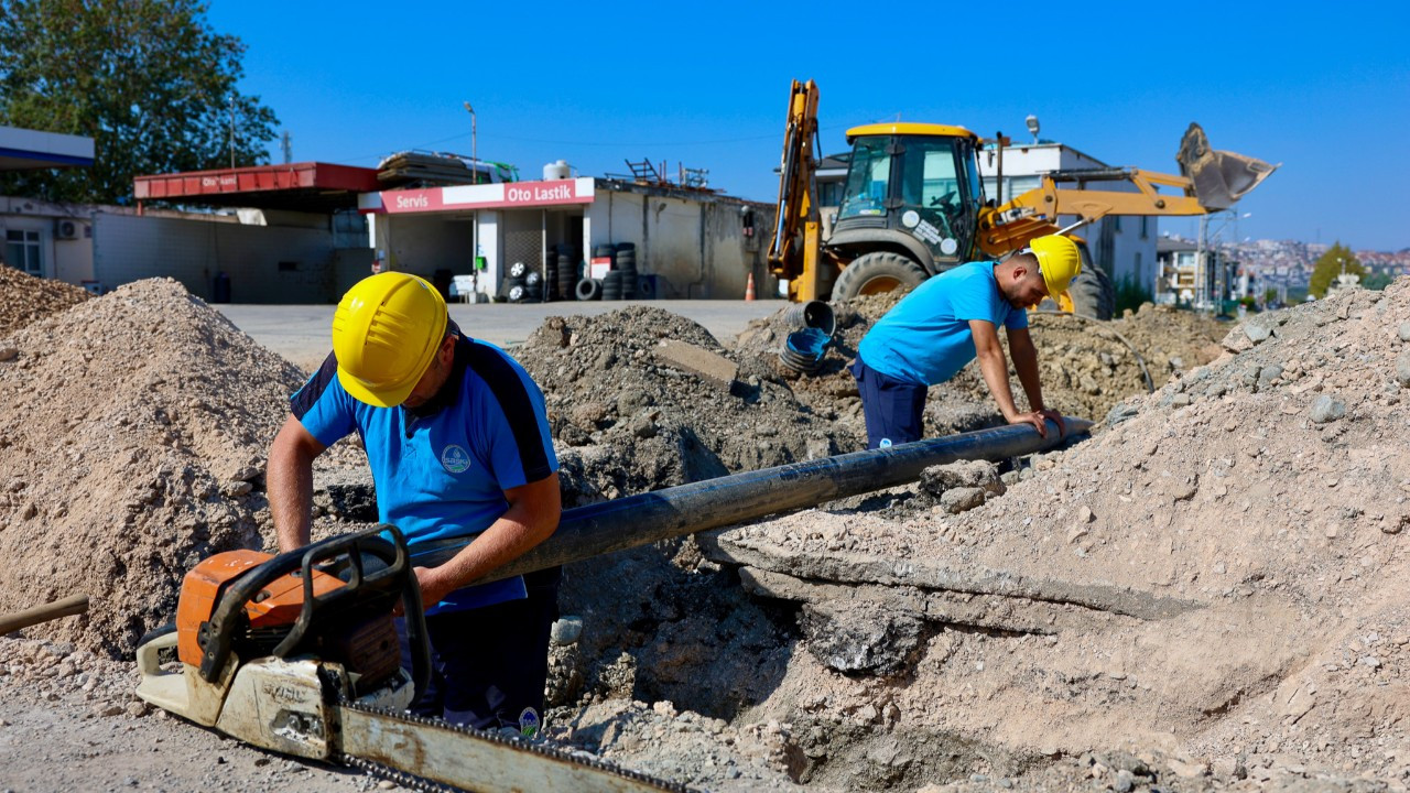 SASKİ’den Osmangazi Caddesi’ne altyapı atağı