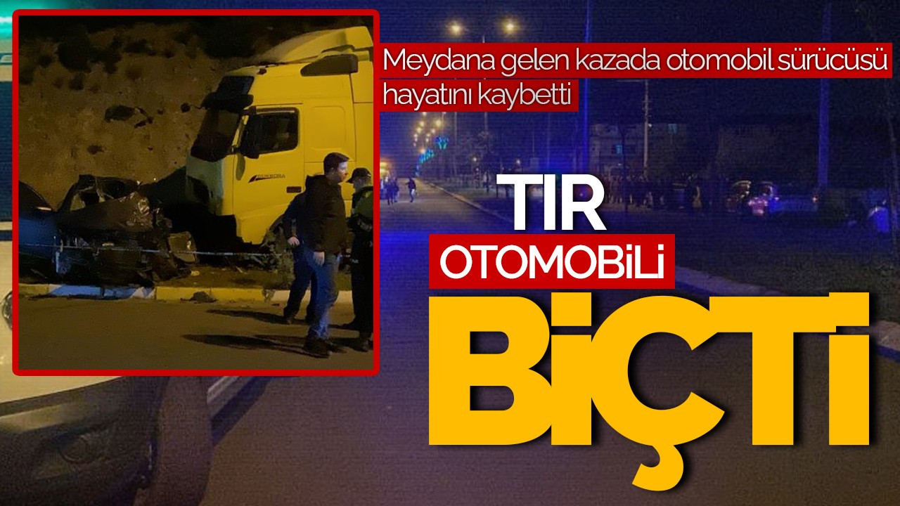 Feci Kaza: Tır, Otomobili Biçti! Kocaeli'de 1 Kişi Hayatını Kaybetti